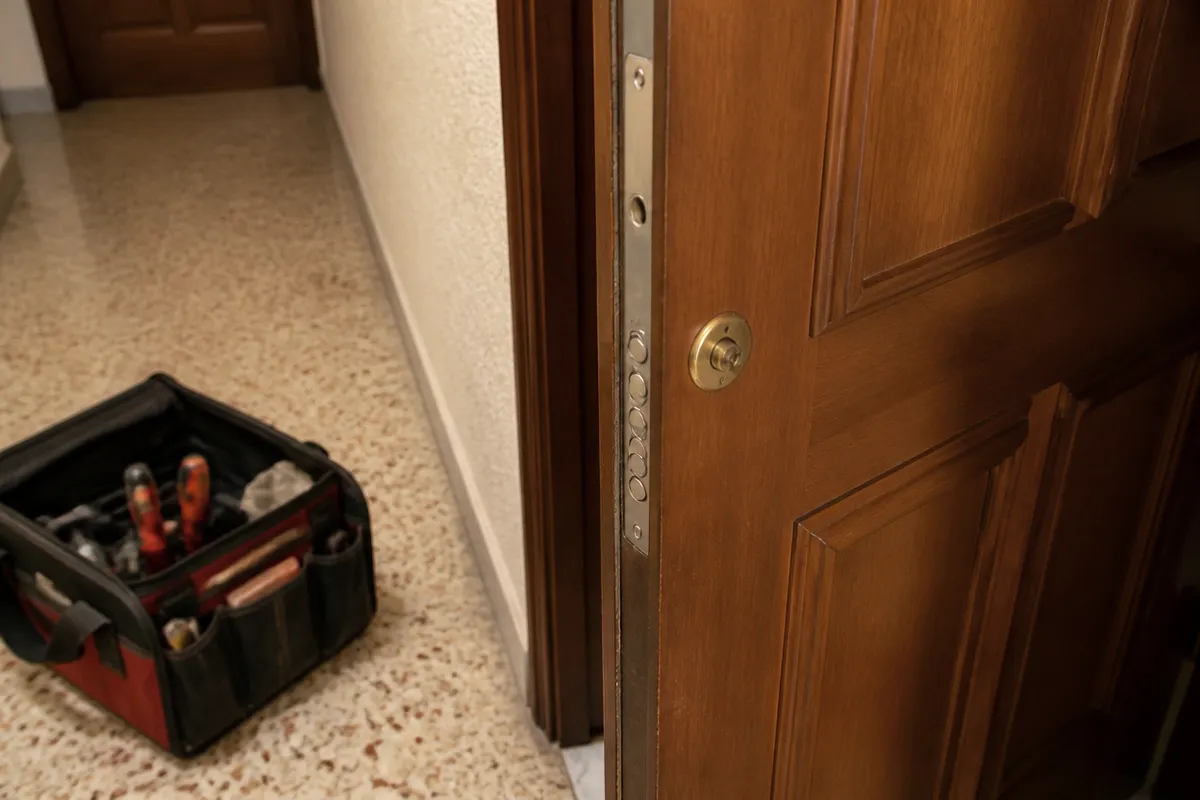 Apertura de puerta de vivienda en Murcia con herramientas de precisión